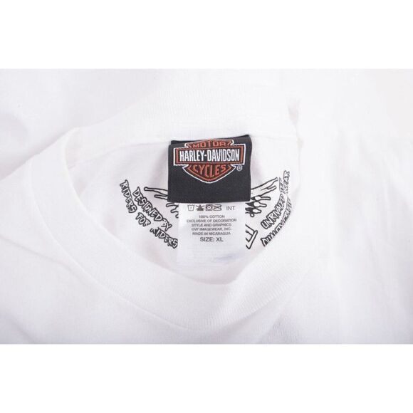 Harley-Davidson Mens Graphic T-Shirt Top XL Flag Rommel Scranton PA Biker - Picture 6 of 6